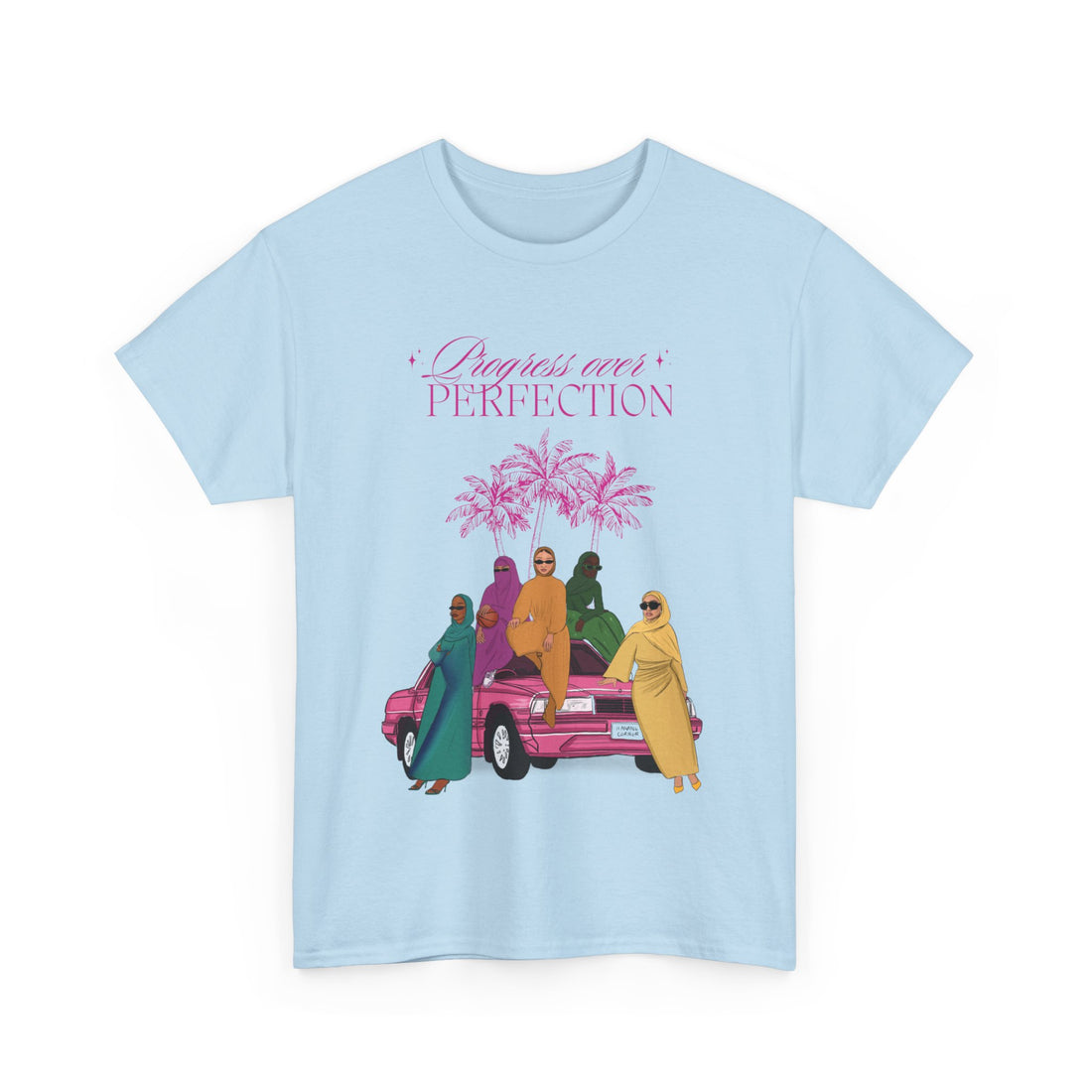 Progress Over Perfection - Unisex Heavy Cotton Tee