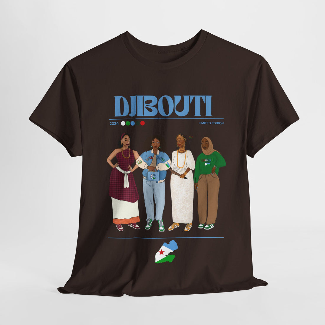 Djibouti x Streetwear Series - Unisex Heavy Cotton Tee