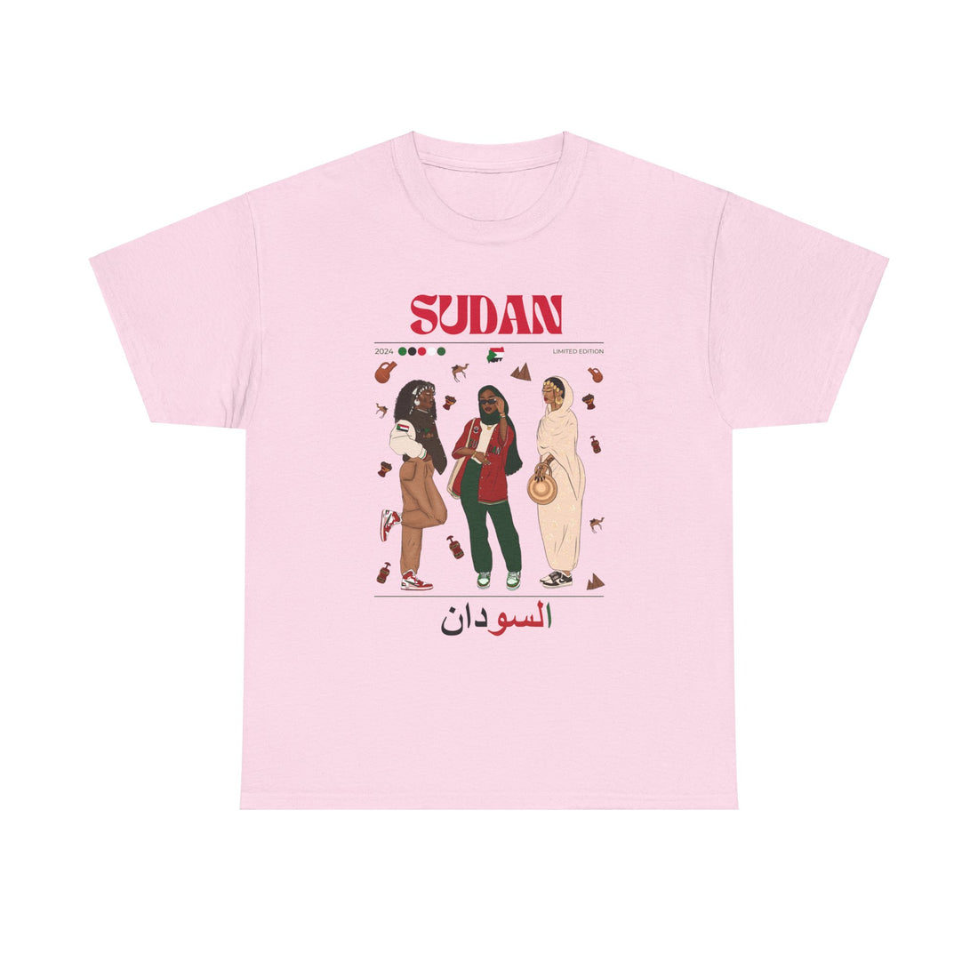 Sudan x Streetwear Series - Unisex Heavy Cotton Tee