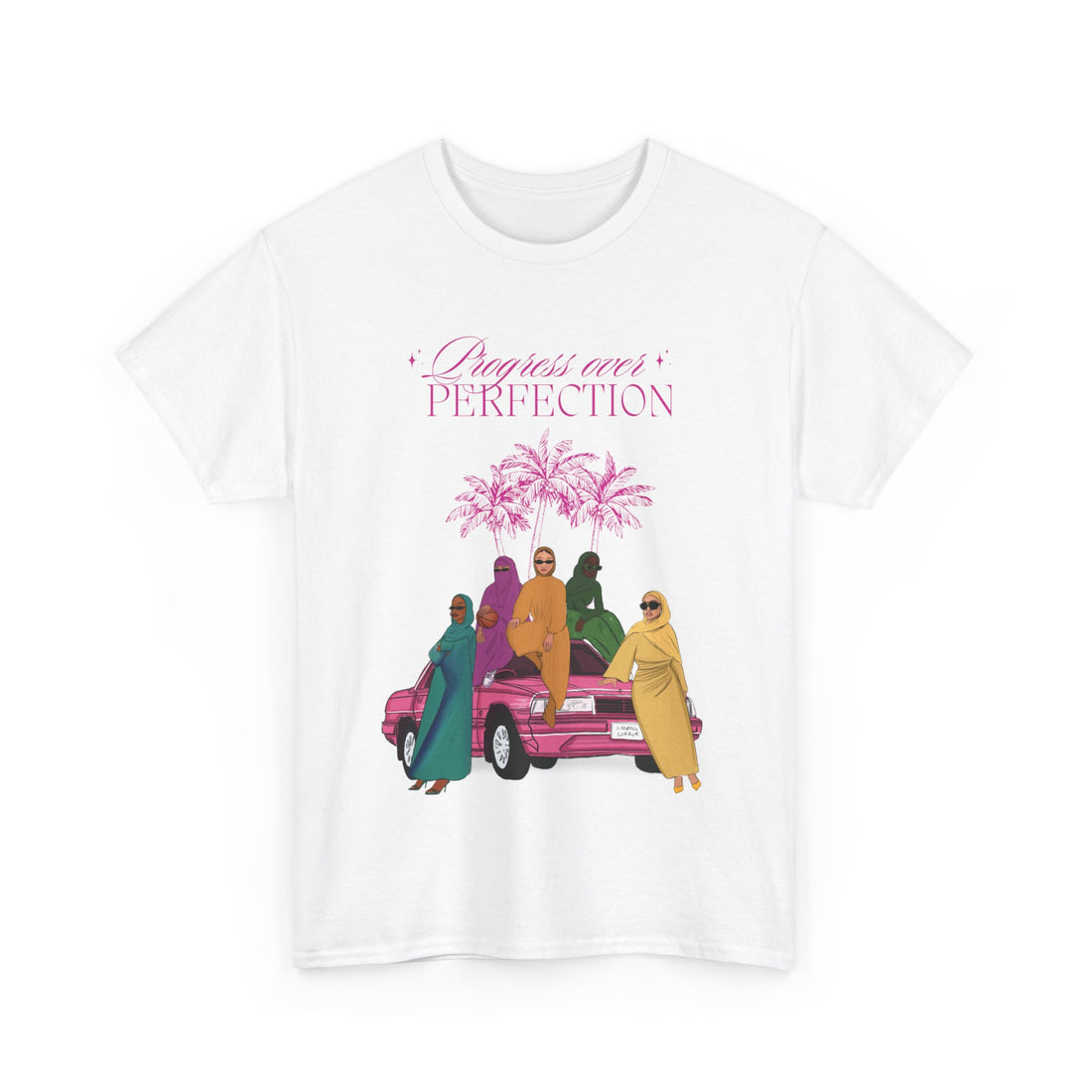 Progress Over Perfection - Unisex Heavy Cotton Tee