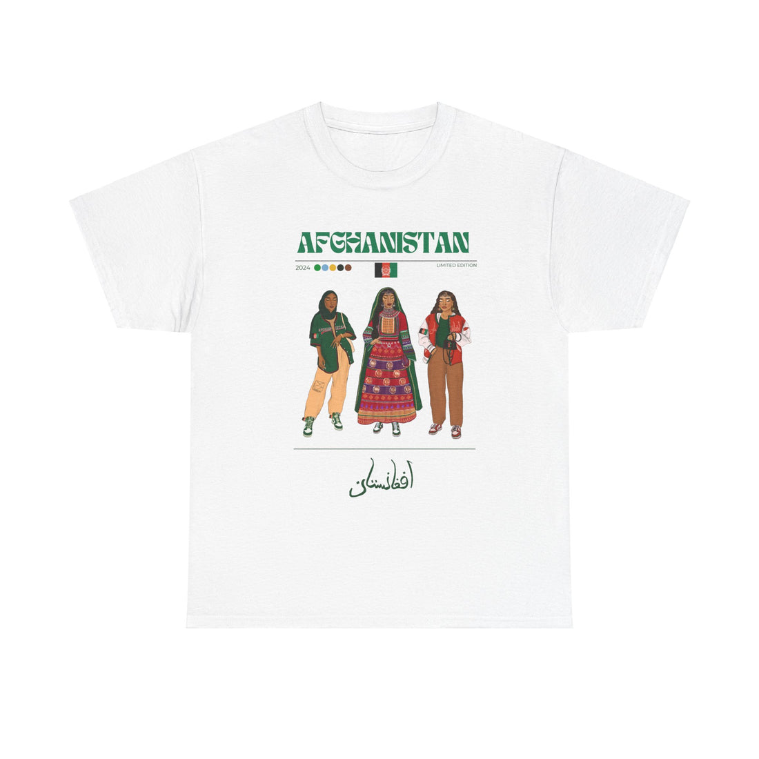 Afghanistan x Streetwear Series - Unisex Heavy Cotton Tee