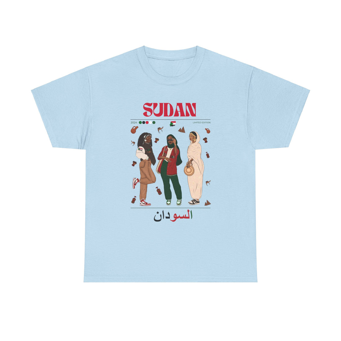 Sudan x Streetwear Series - Unisex Heavy Cotton Tee