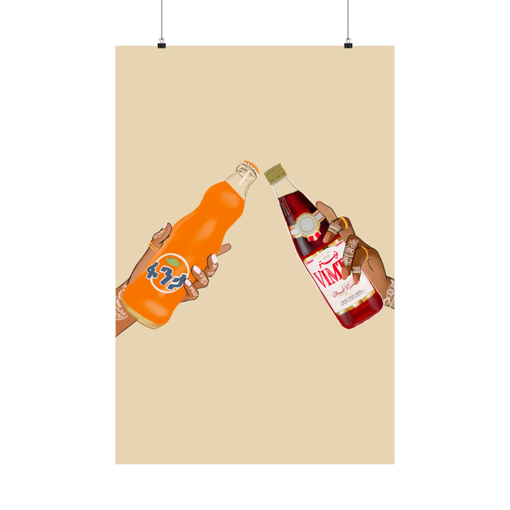 Fanta x Vimto - Matte Vertical Posters