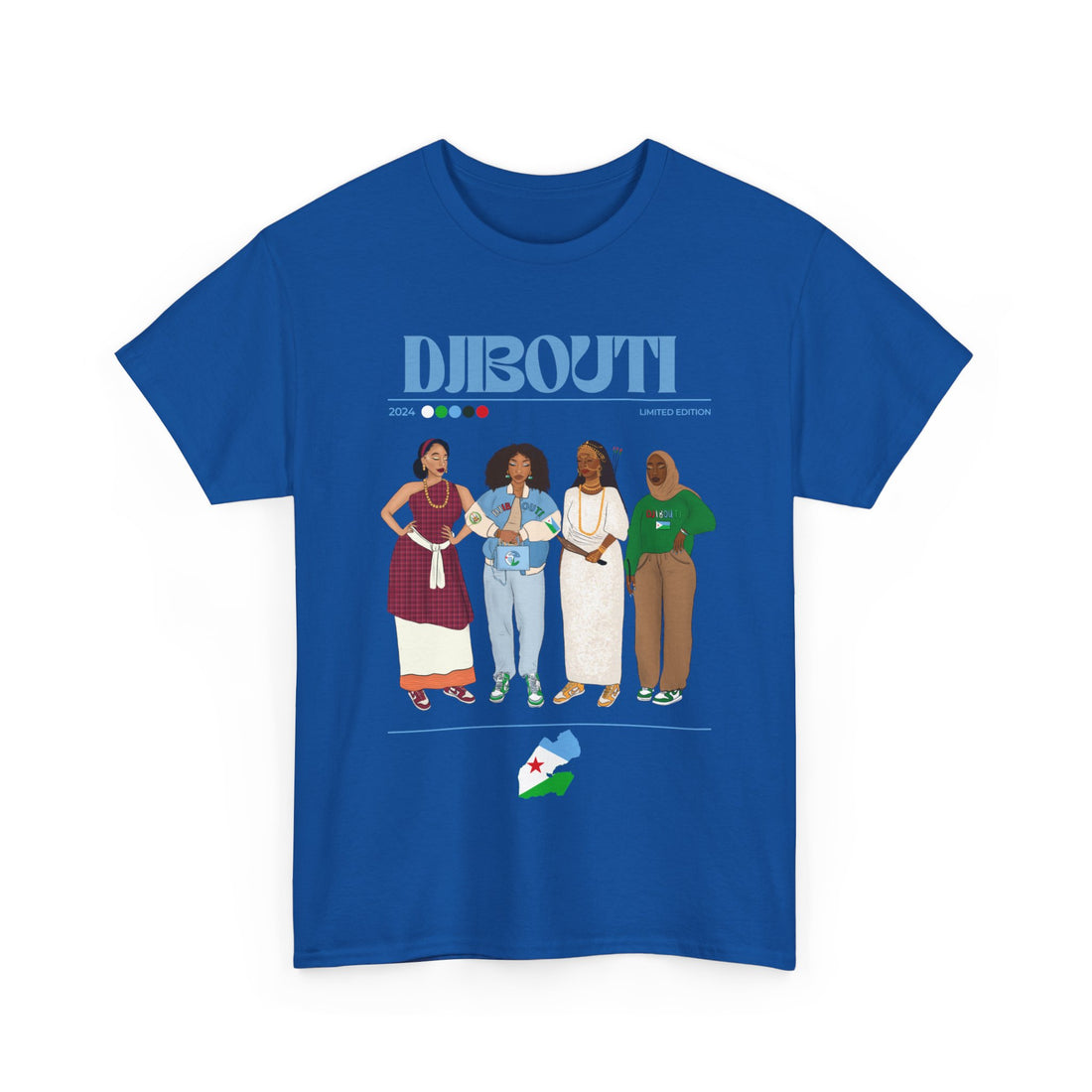 Djibouti x Streetwear Series - Unisex Heavy Cotton Tee