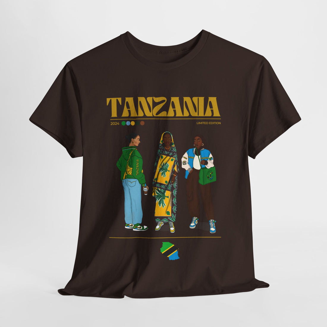 Tanzania x Streetwear Series - Unisex Heavy Cotton Tee