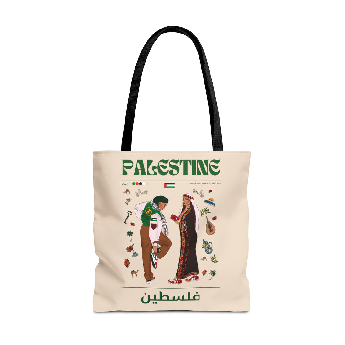 Palestine x Streetwear Tote Bag