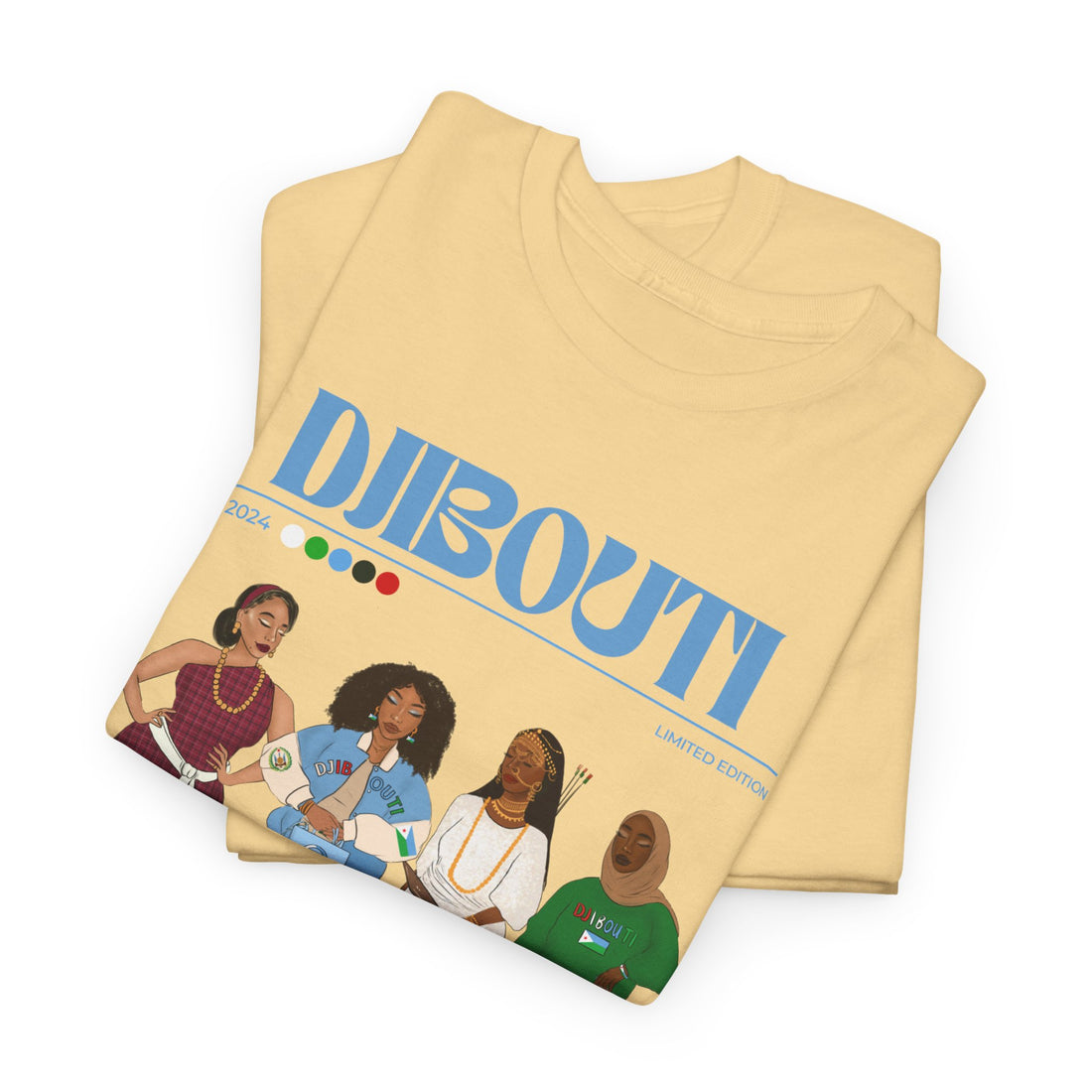 Djibouti x Streetwear Series - Unisex Heavy Cotton Tee