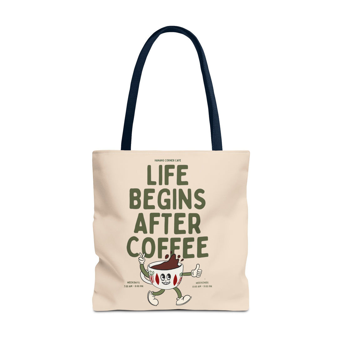 Life Begins After Coffee - Tote Bag