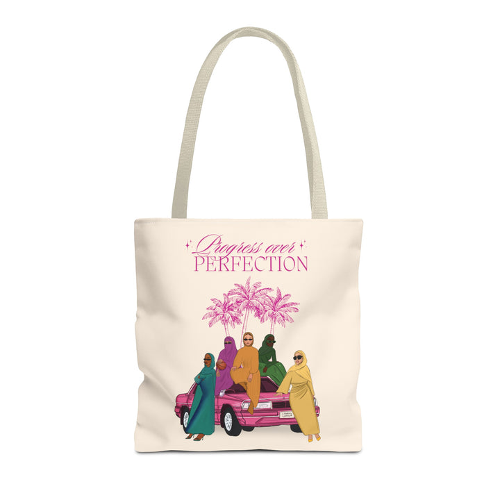 Progress Over Perfection - Tote Bag