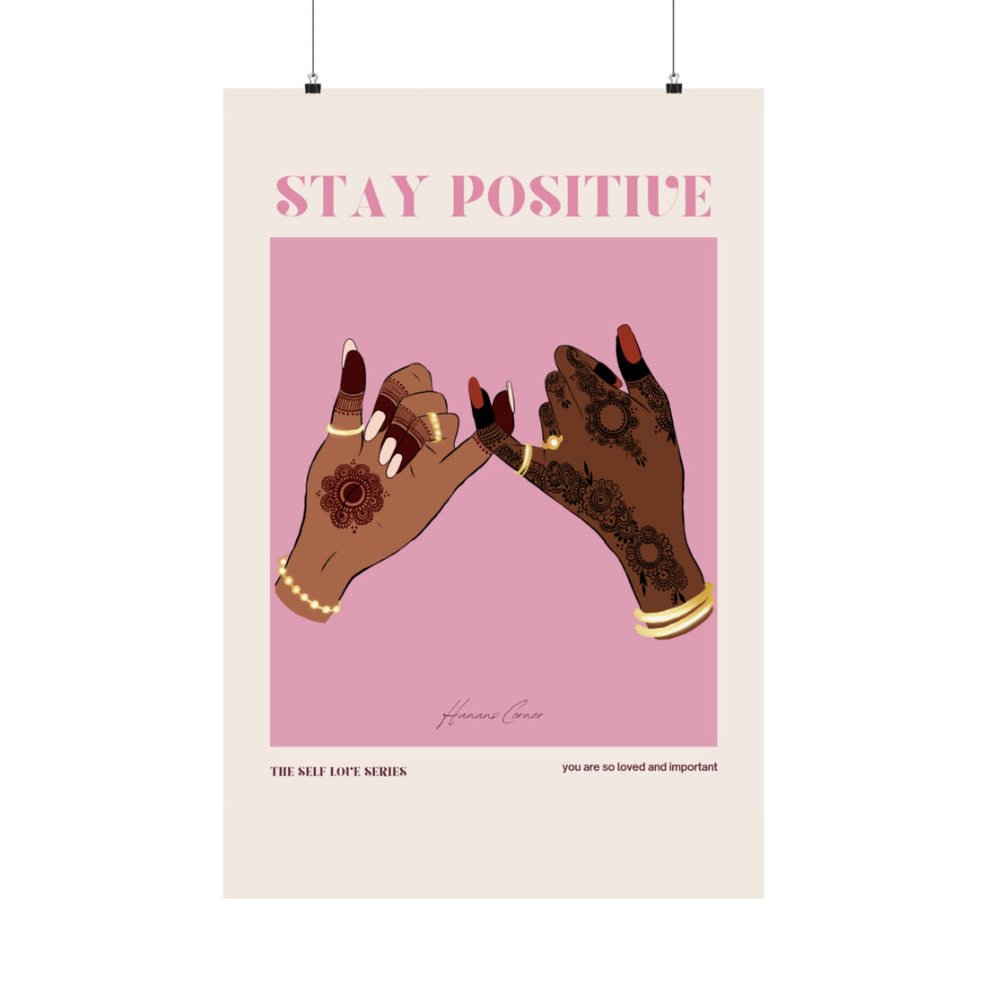 Stay Positive - Matte Vertical Posters