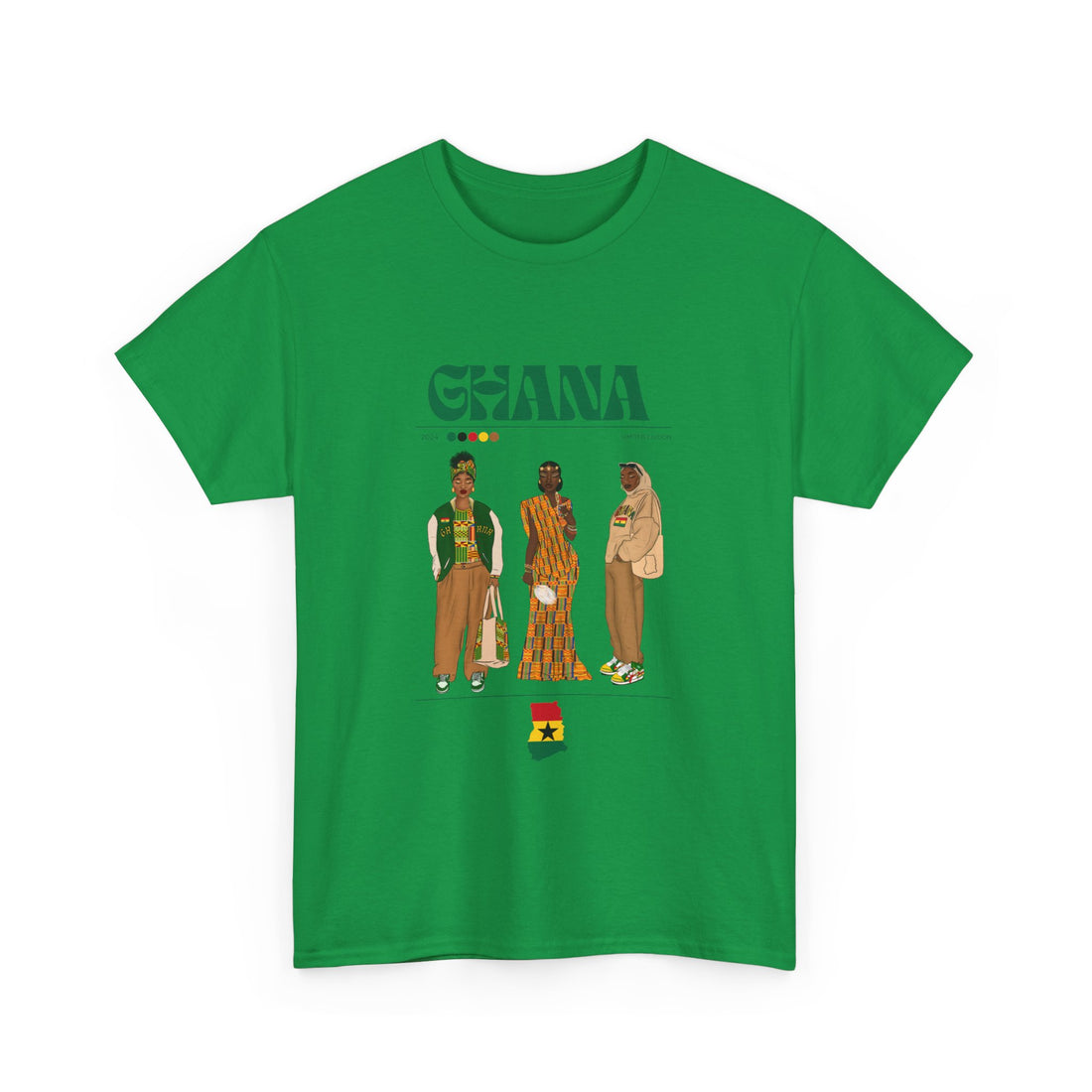 Ghana x Streetwear Series - Unisex Heavy Cotton Tee