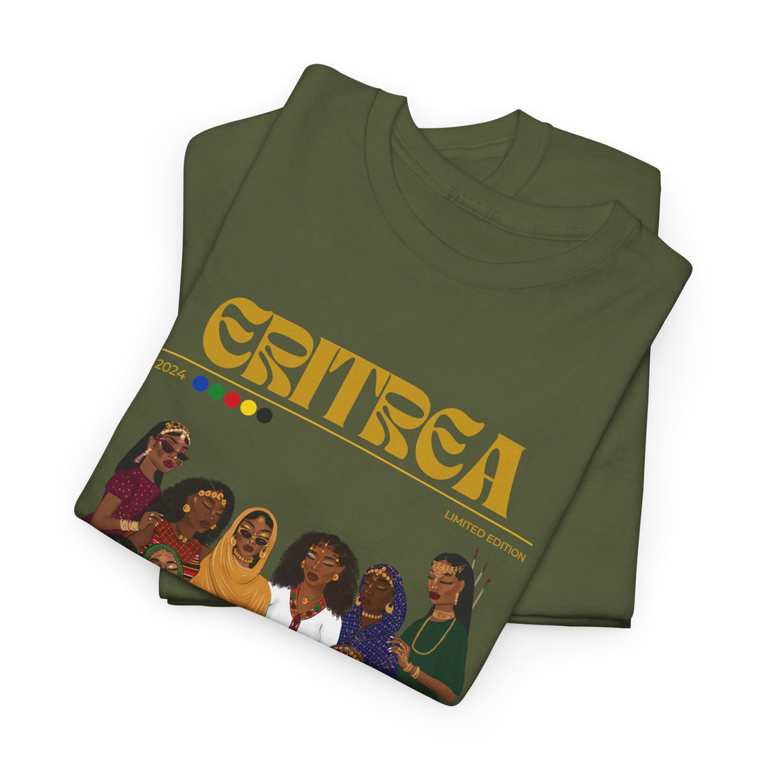 Eritrea x Streetwear Series - Unisex Heavy Cotton Tee