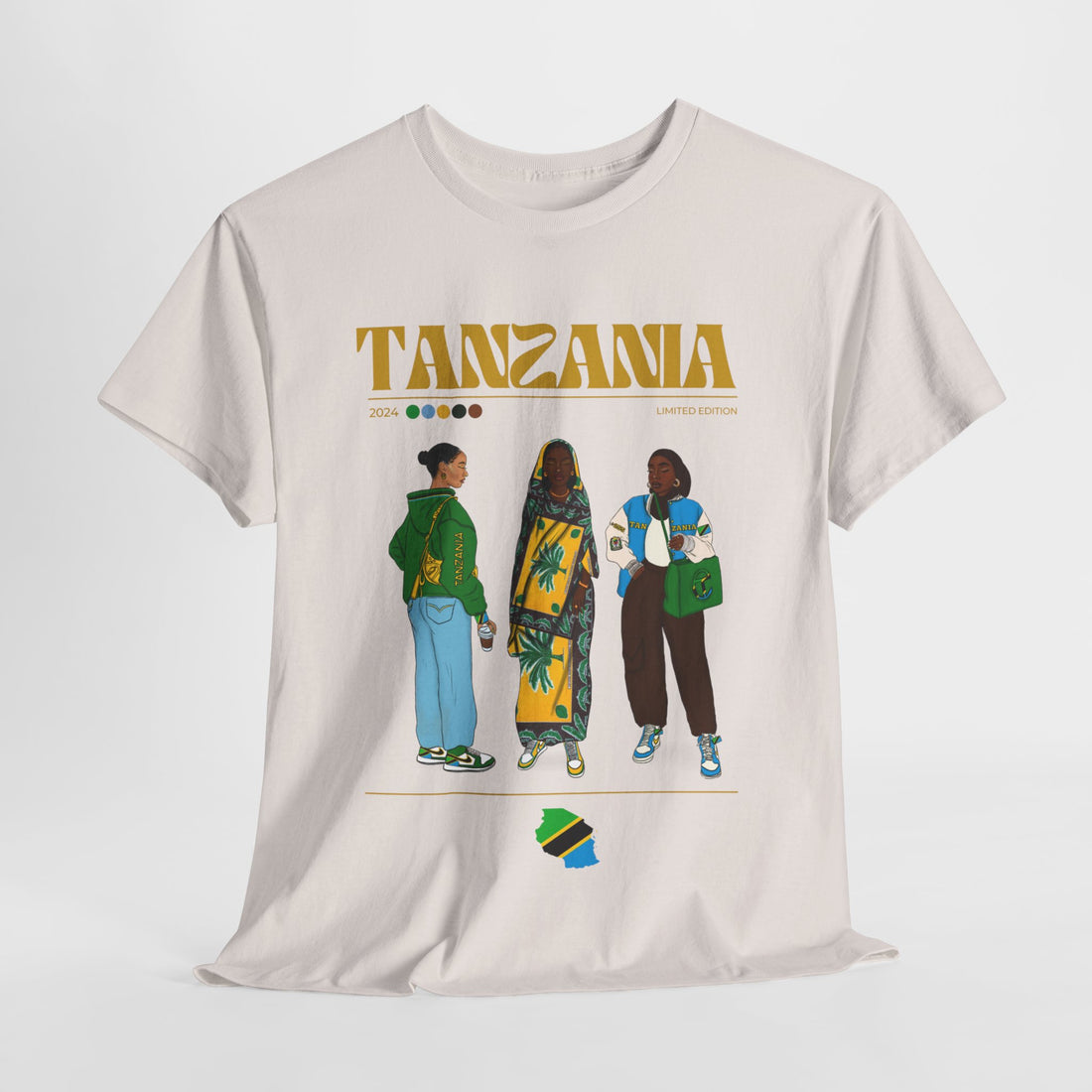 Tanzania x Streetwear Series - Unisex Heavy Cotton Tee