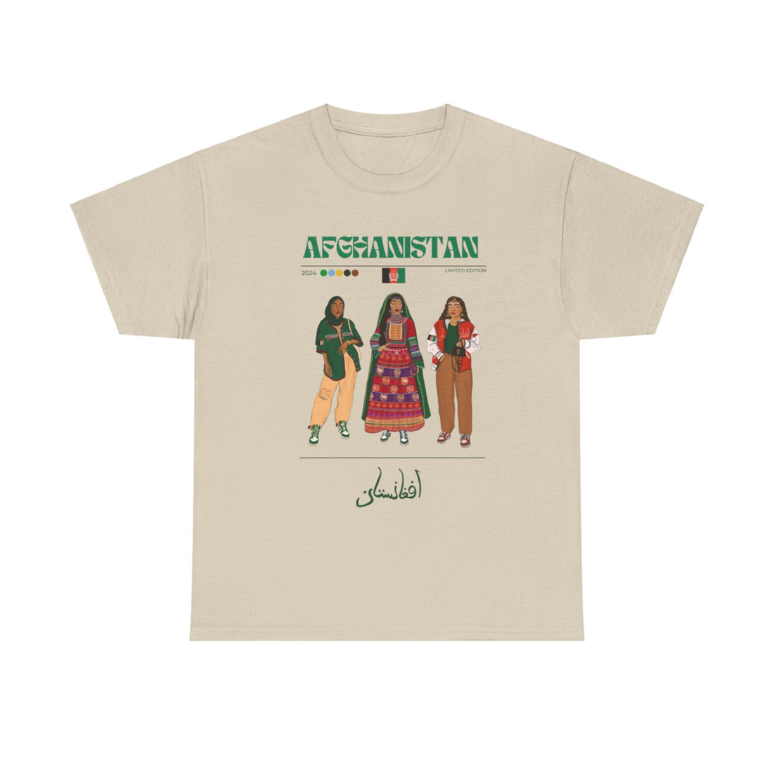 Afghanistan x Streetwear Series - Unisex Heavy Cotton Tee