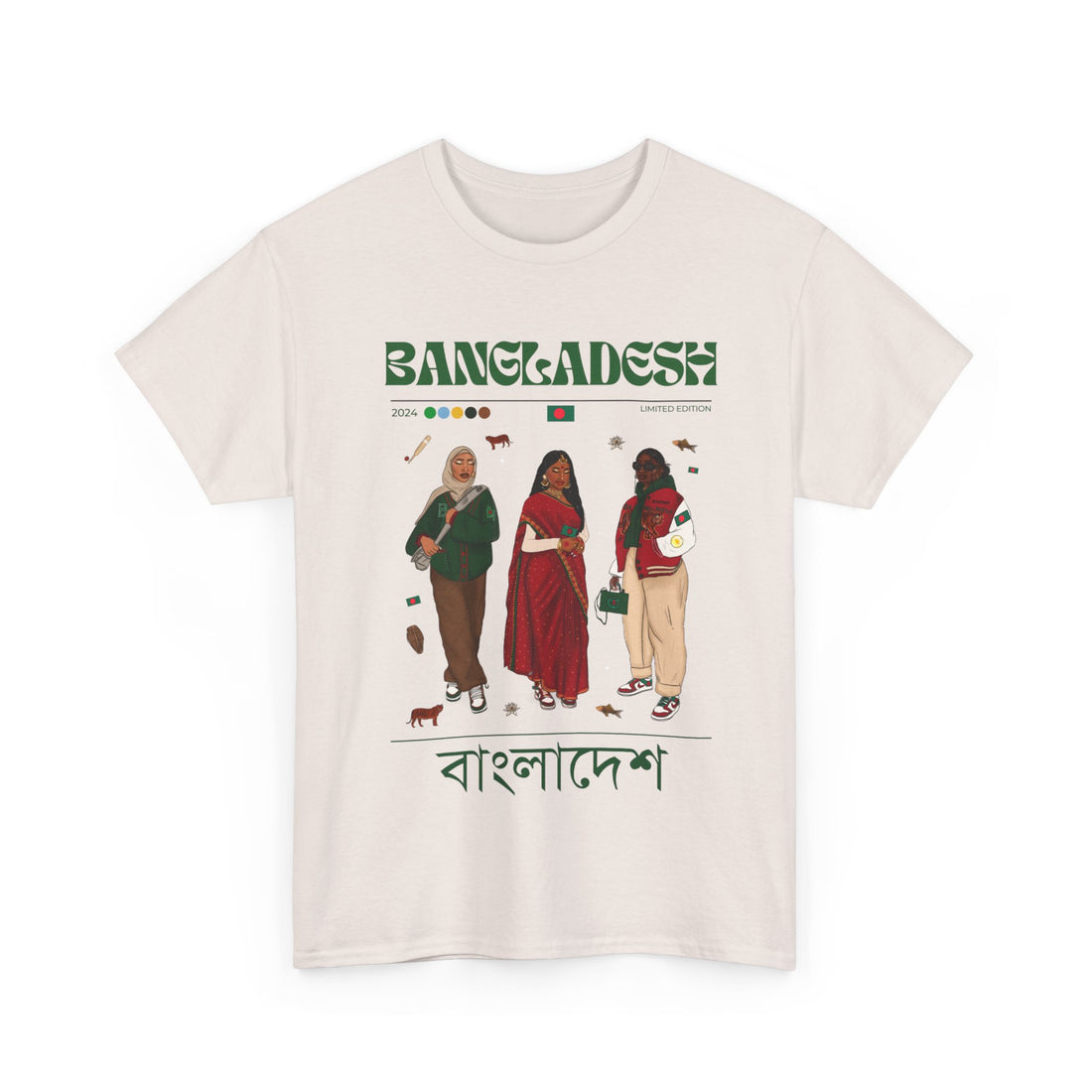 Bangladesh x Streetwear Series - Unisex Heavy Cotton Tee