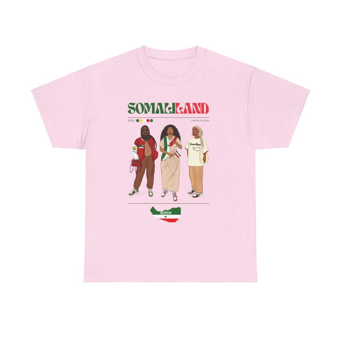 Somaliland x Streetwear Series - Unisex Heavy Cotton Tee