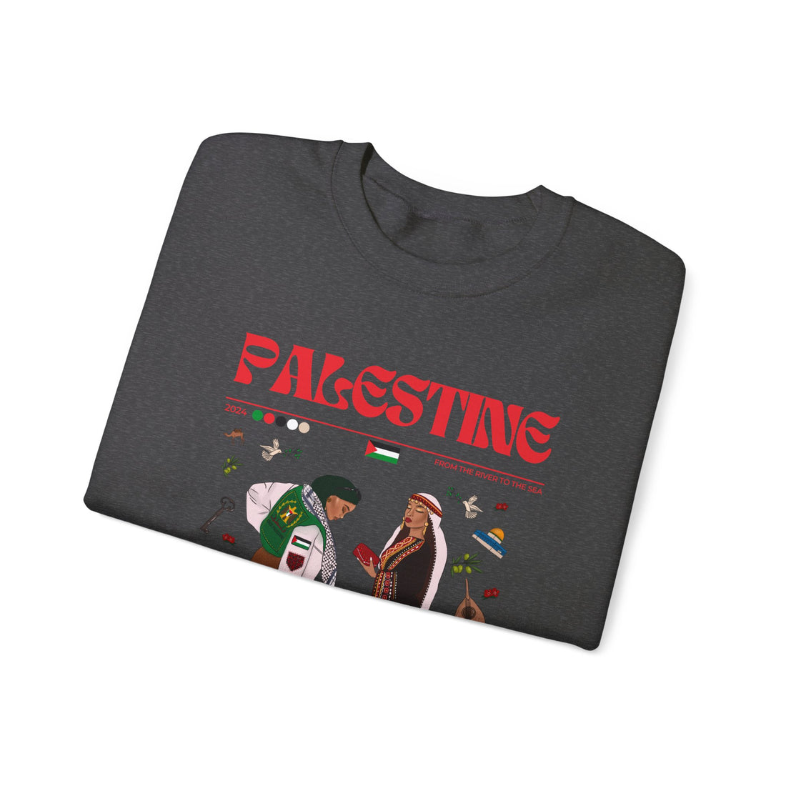 Palestine x Streetwear Series - Crewneck Sweatshirt