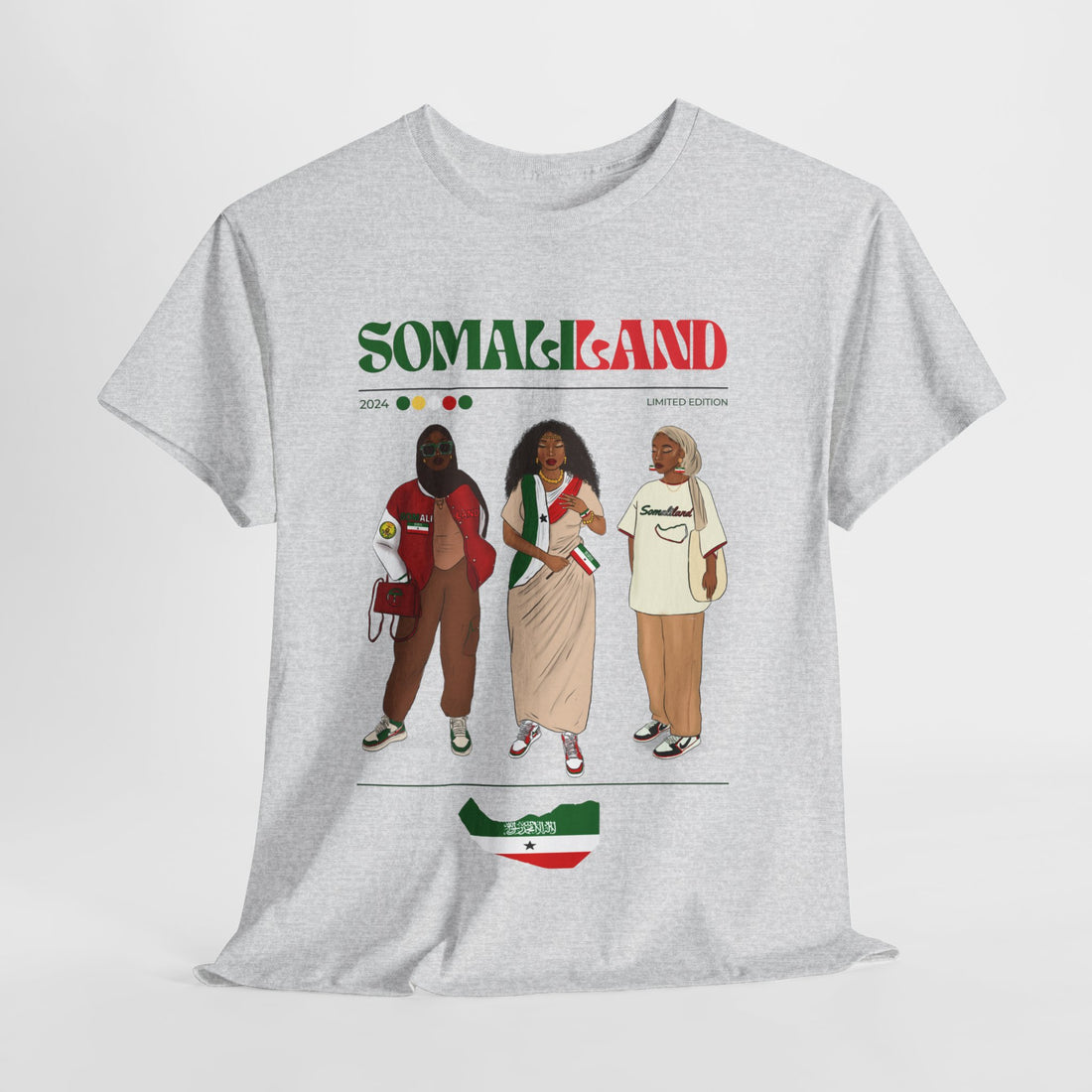 Somaliland x Streetwear Series - Unisex Heavy Cotton Tee