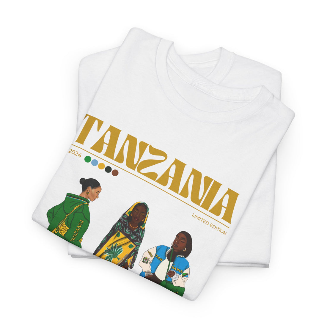 Tanzania x Streetwear Series - Unisex Heavy Cotton Tee