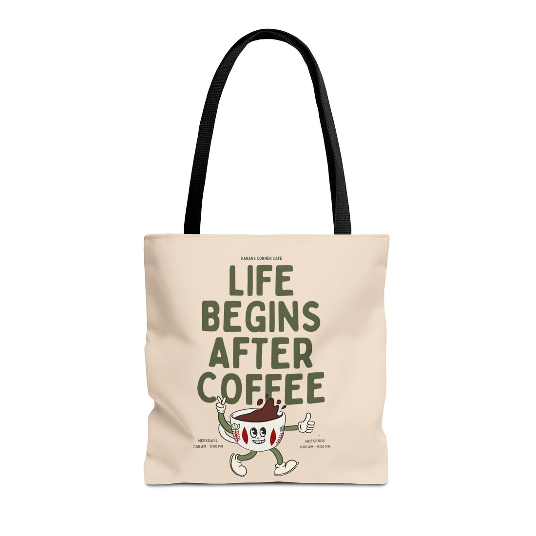 Life Begins After Coffee - Tote Bag