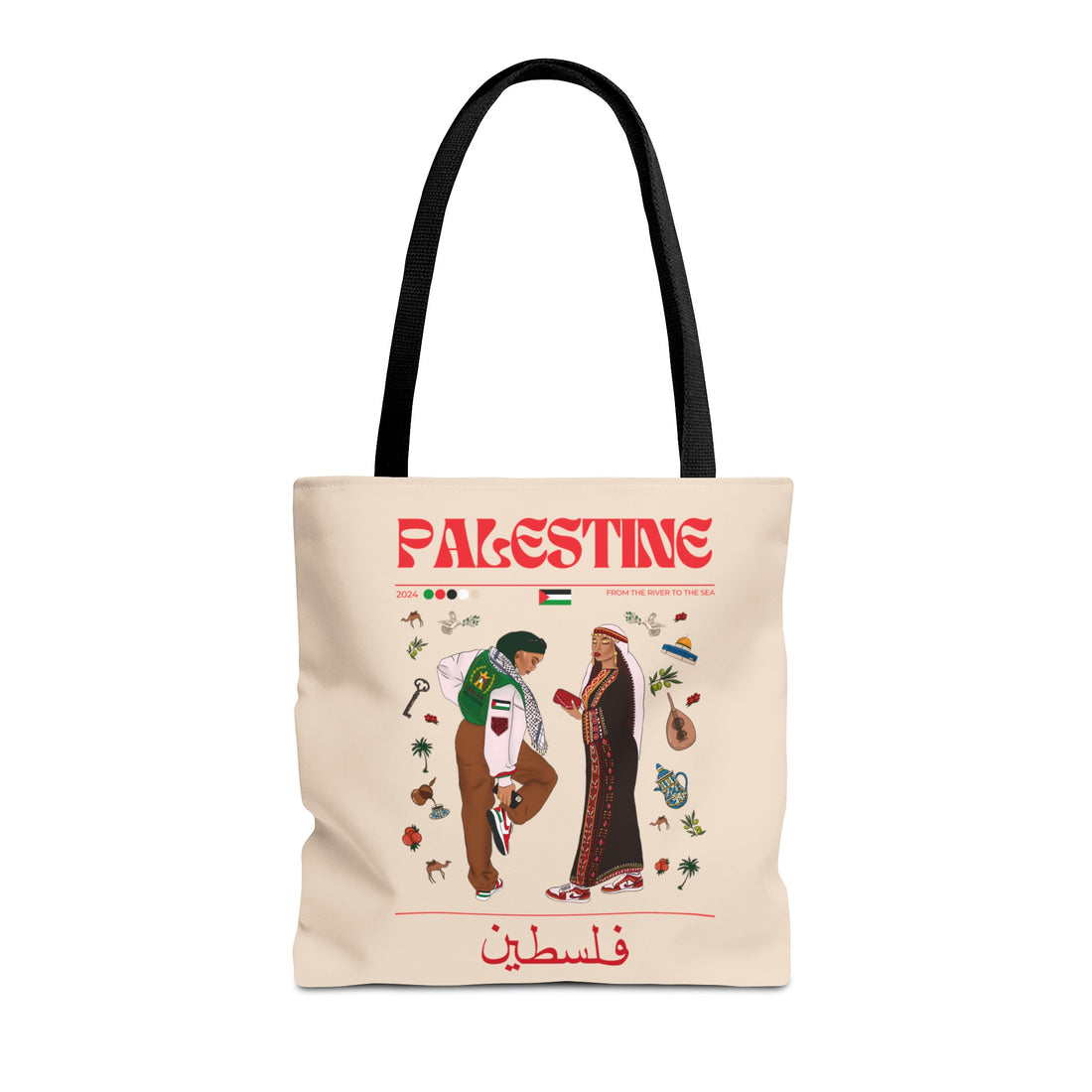 Palestine x Streetwear Tote Bag