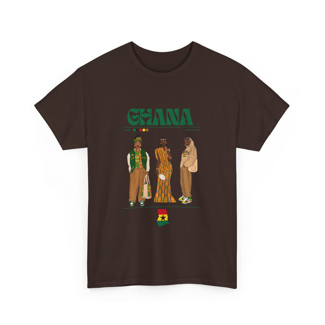 Ghana x Streetwear Series - Unisex Heavy Cotton Tee