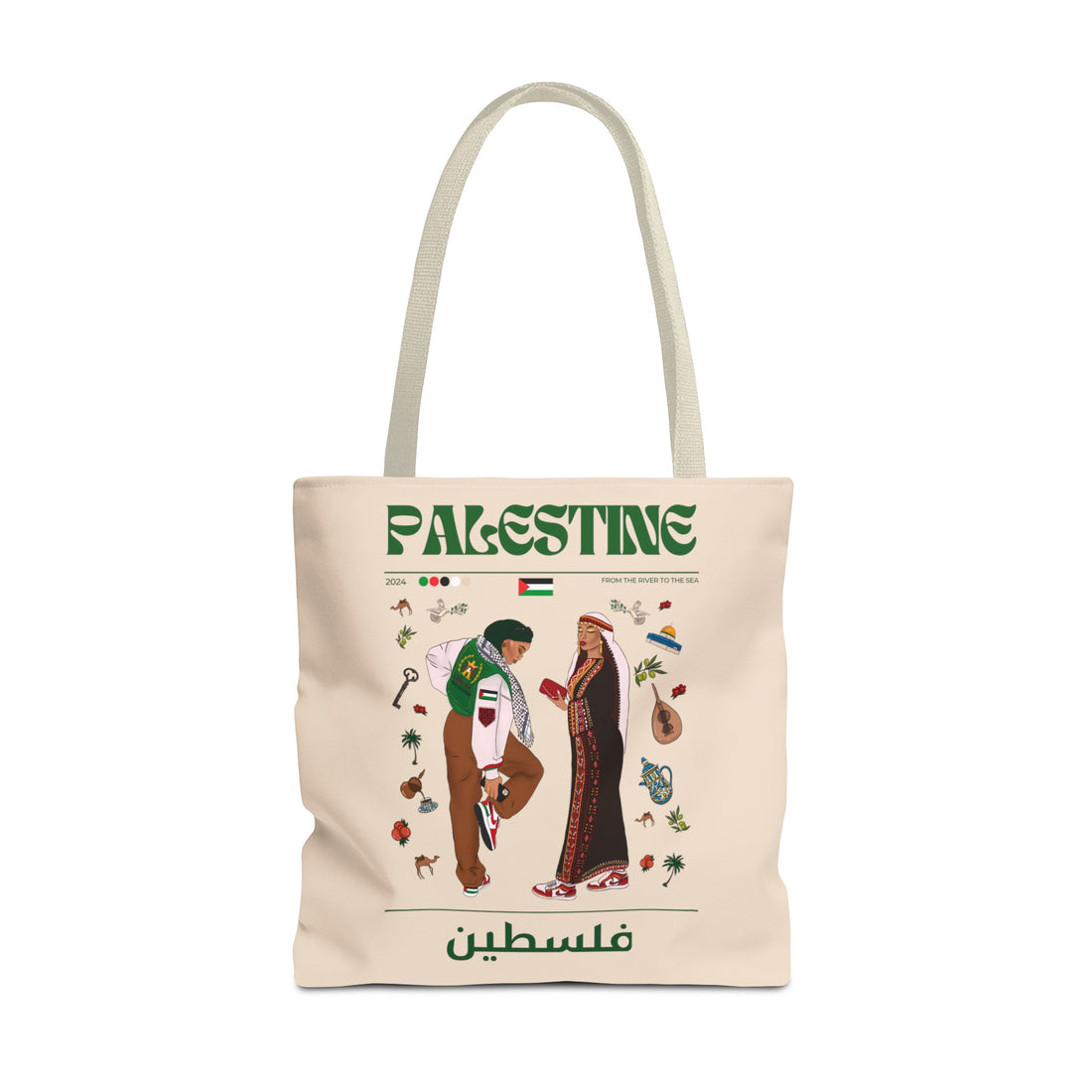 Palestine x Streetwear Tote Bag