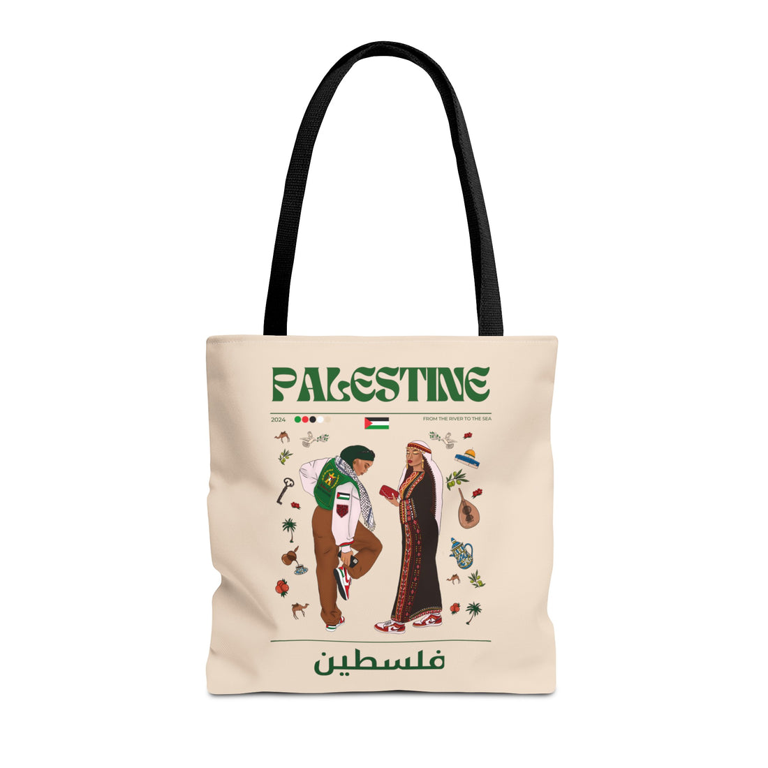 Palestine x Streetwear Tote Bag