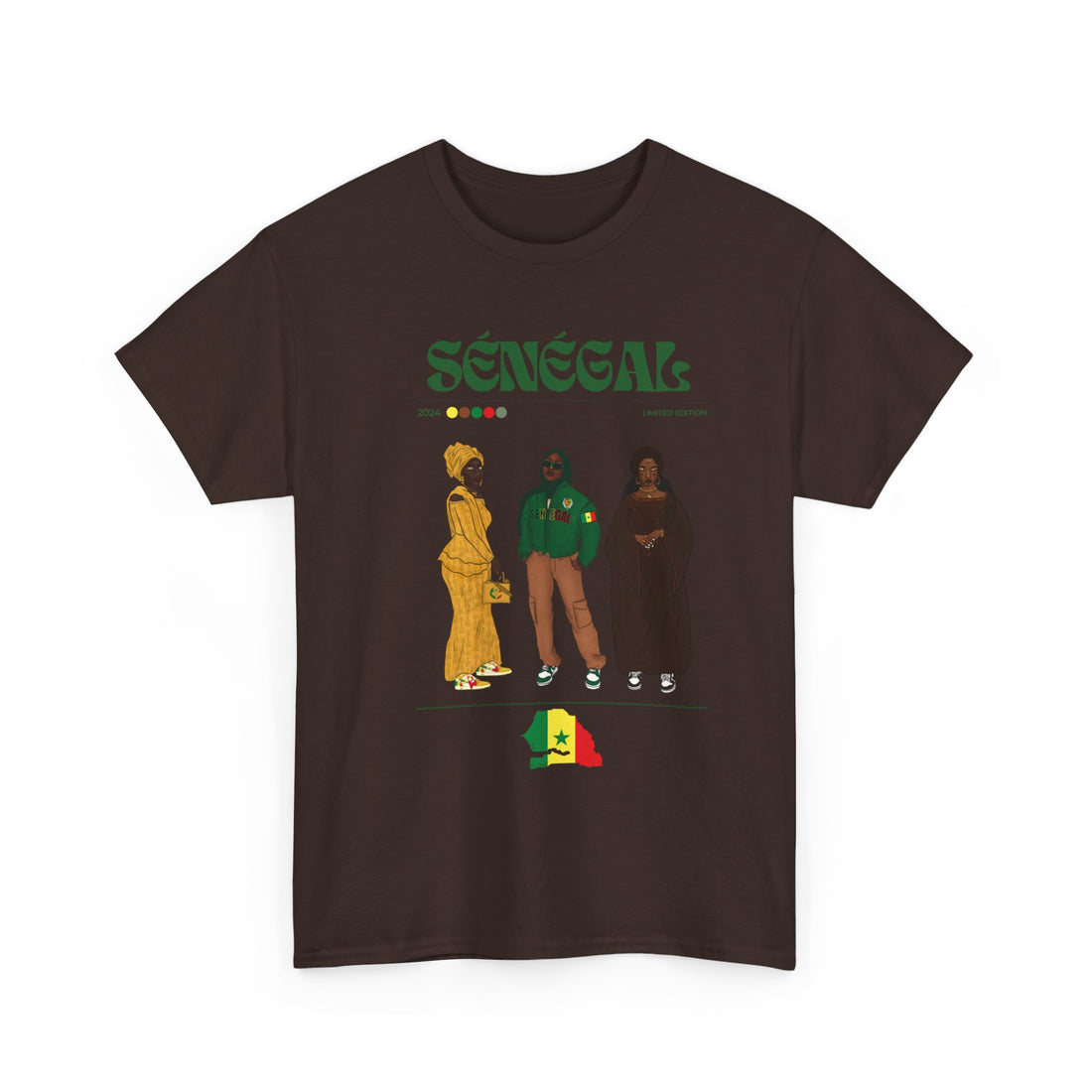 Senegal x Streetwear Series - Unisex Heavy Cotton Tee