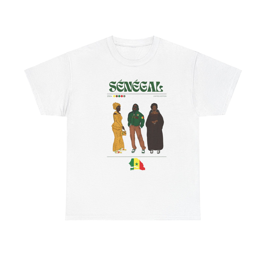 Senegal x Streetwear Series - Unisex Heavy Cotton Tee