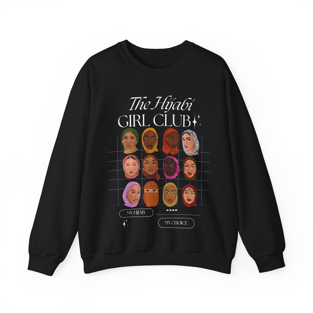 Hijabi Girl Club Vol. 2 - Crewneck Sweatshirt