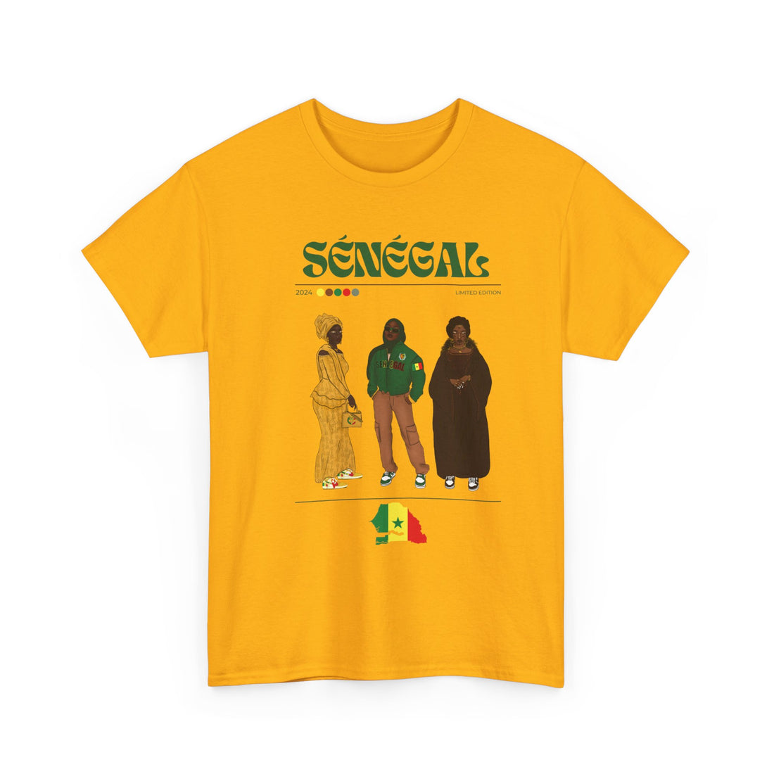 Senegal x Streetwear Series - Unisex Heavy Cotton Tee