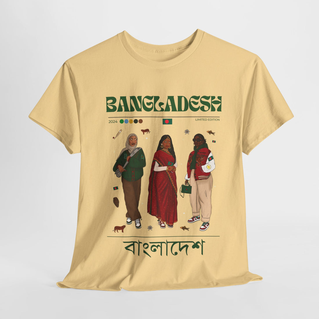 Bangladesh x Streetwear Series - Unisex Heavy Cotton Tee