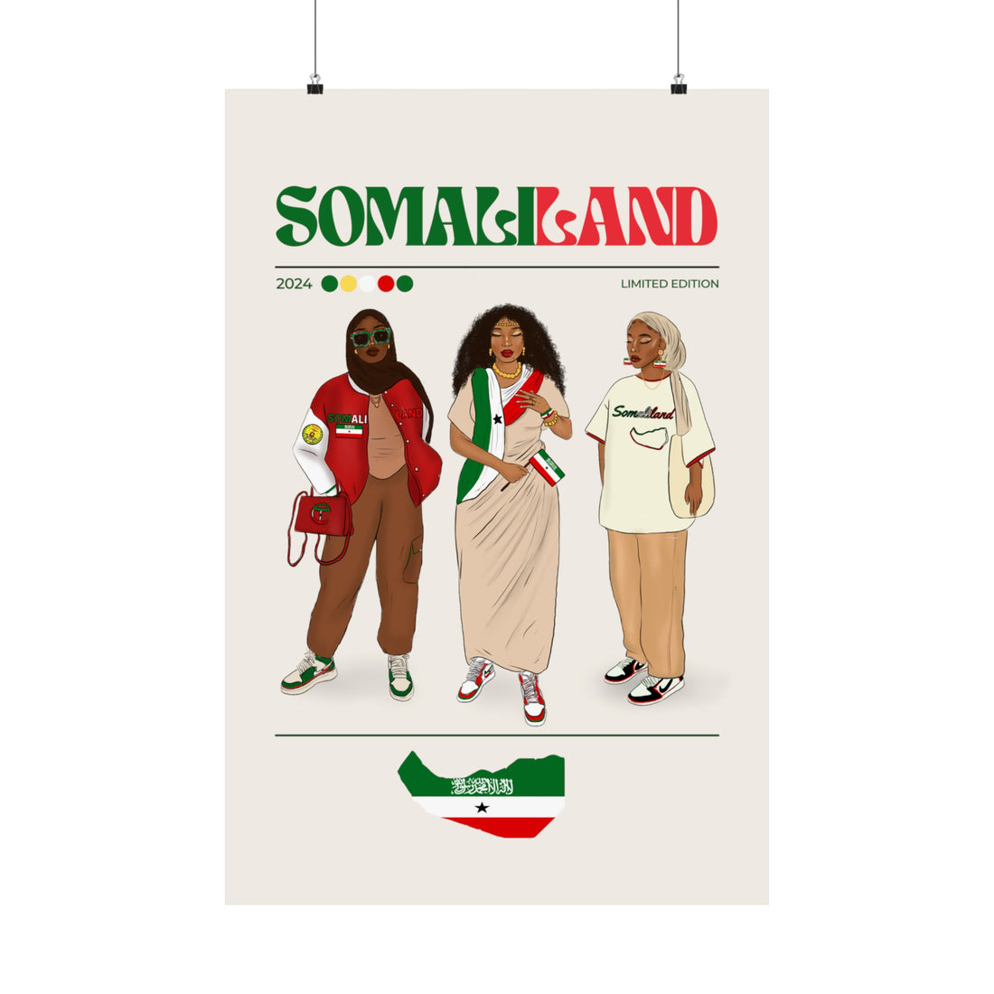 Somaliland x Streetwear - Matte Vertical Posters