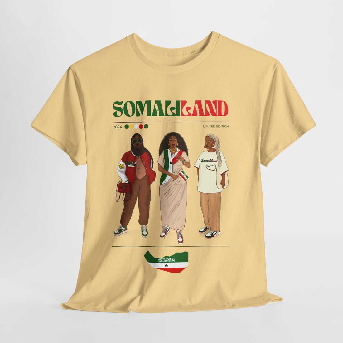 Somaliland x Streetwear Series - Unisex Heavy Cotton Tee