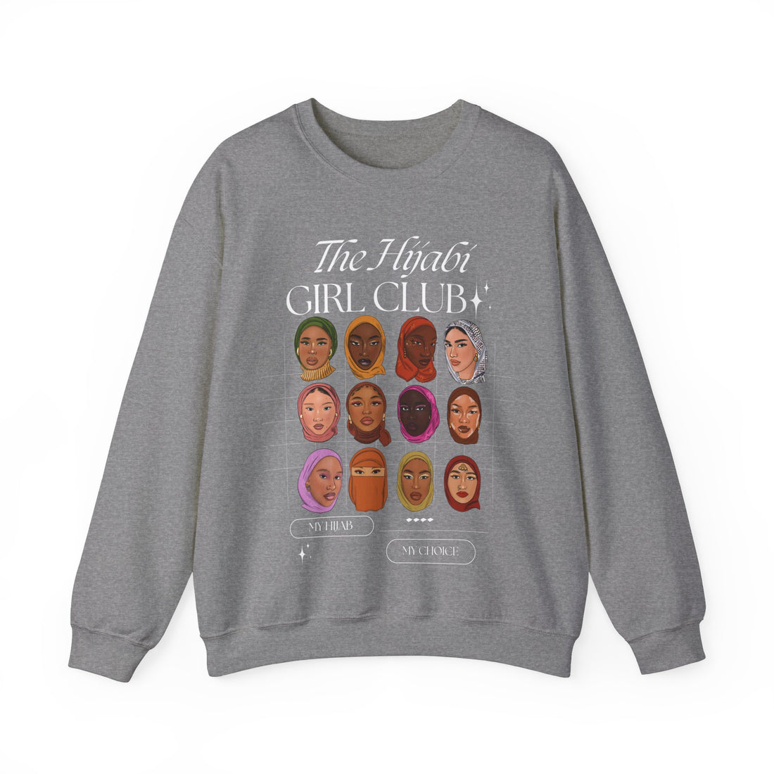 Hijabi Girl Club Vol. 2 - Crewneck Sweatshirt
