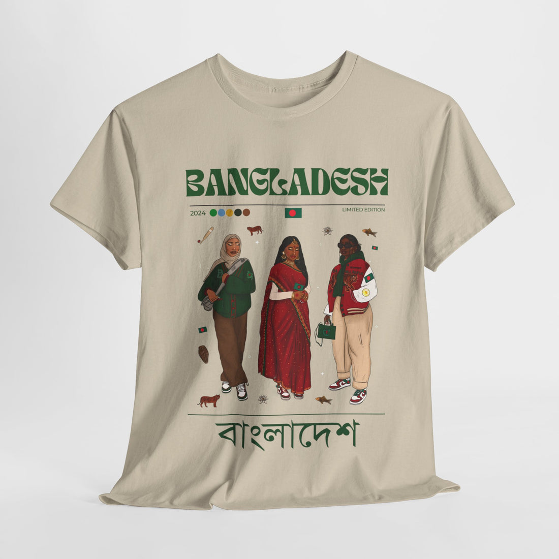 Bangladesh x Streetwear Series - Unisex Heavy Cotton Tee