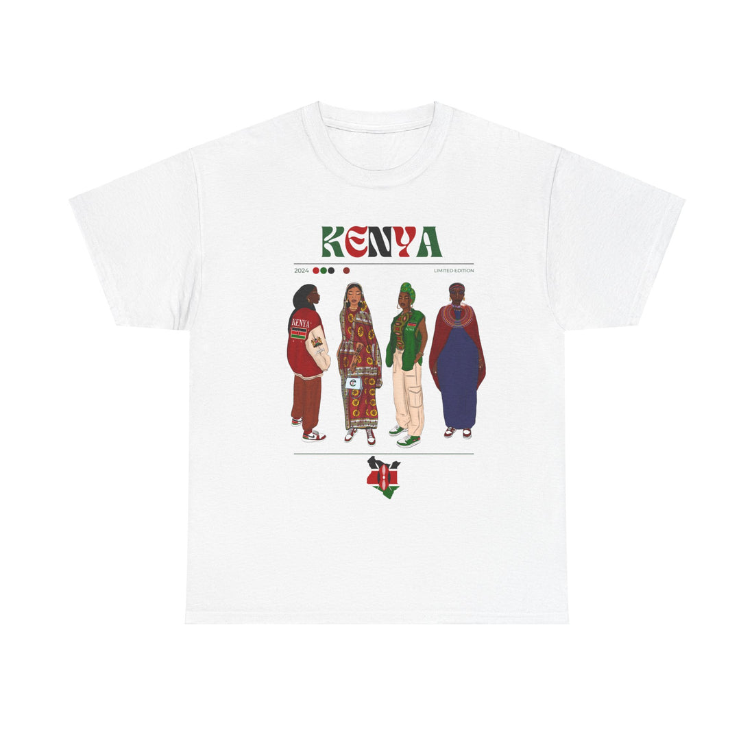 Kenya x Streetwear Series - Unisex Heavy Cotton Tee