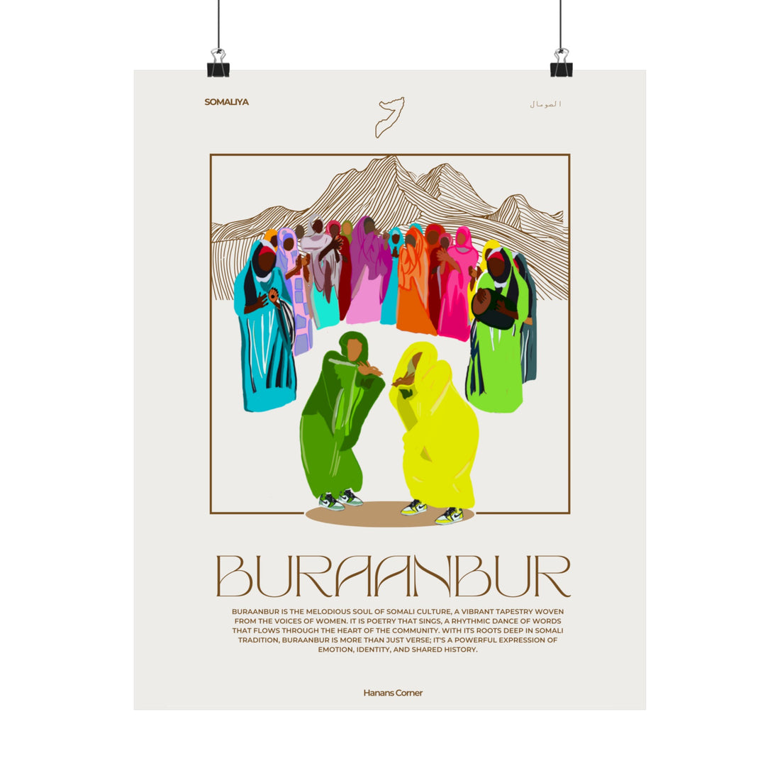 Buraanbur - Matte Vertical Posters