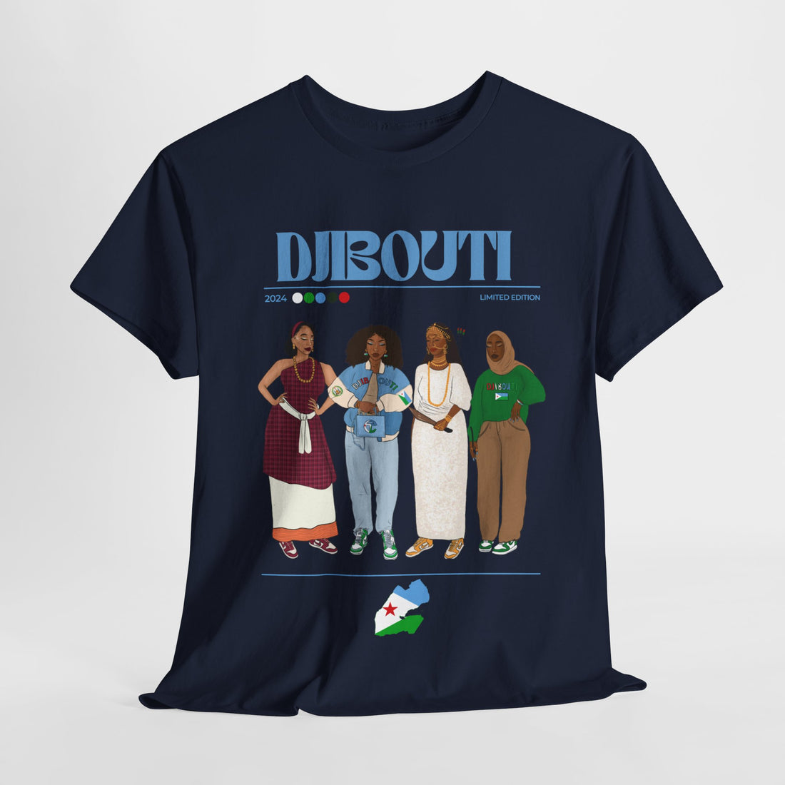 Djibouti x Streetwear Series - Unisex Heavy Cotton Tee