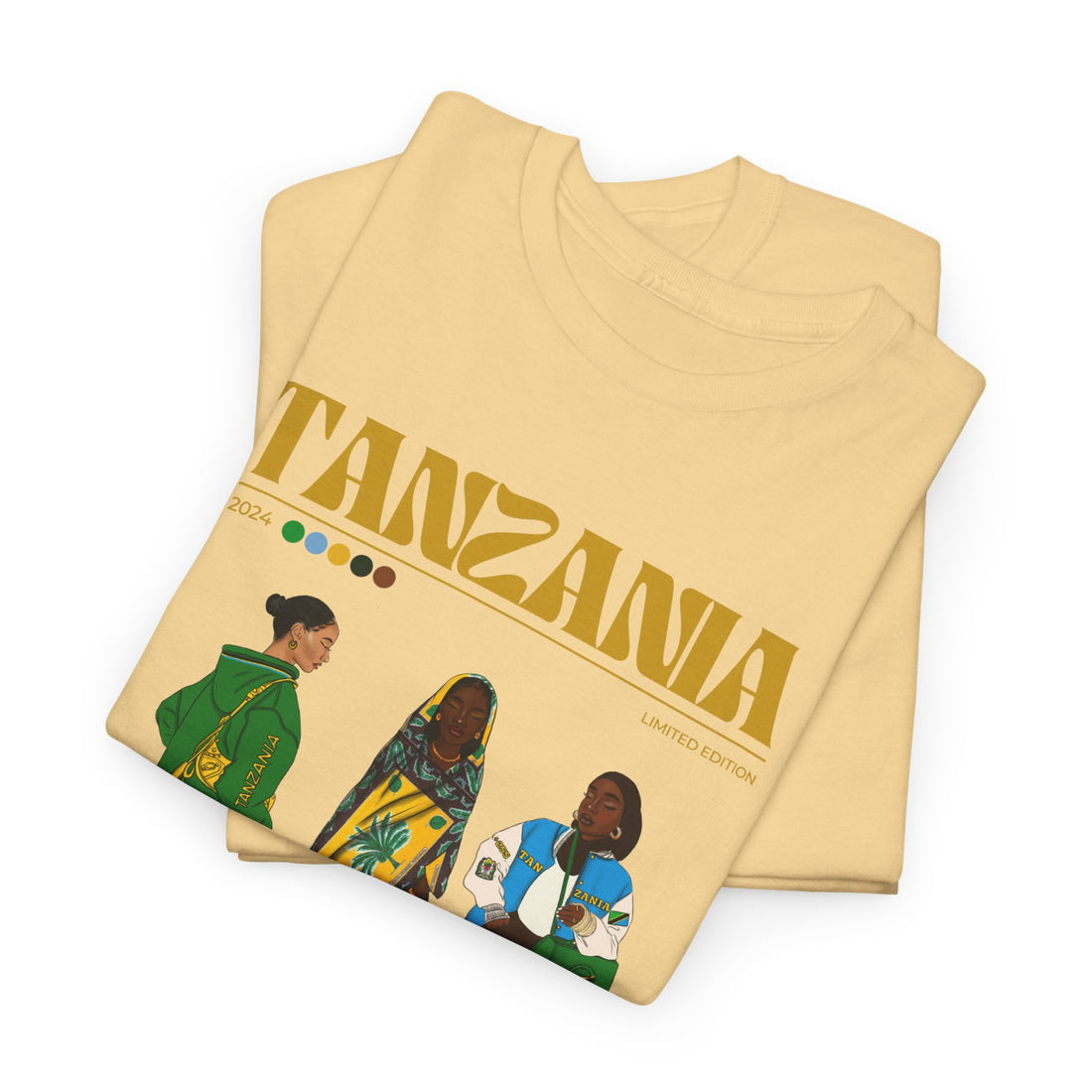 Tanzania x Streetwear Series - Unisex Heavy Cotton Tee