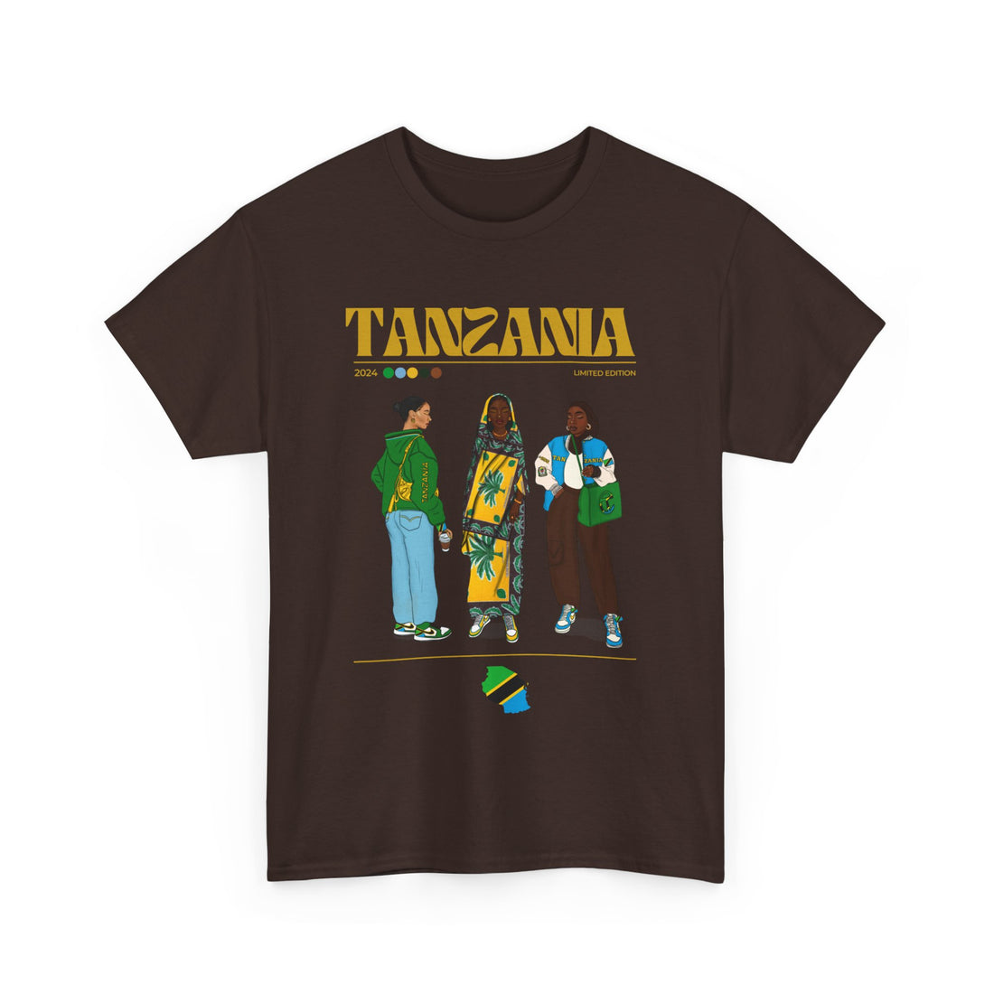 Tanzania x Streetwear Series - Unisex Heavy Cotton Tee