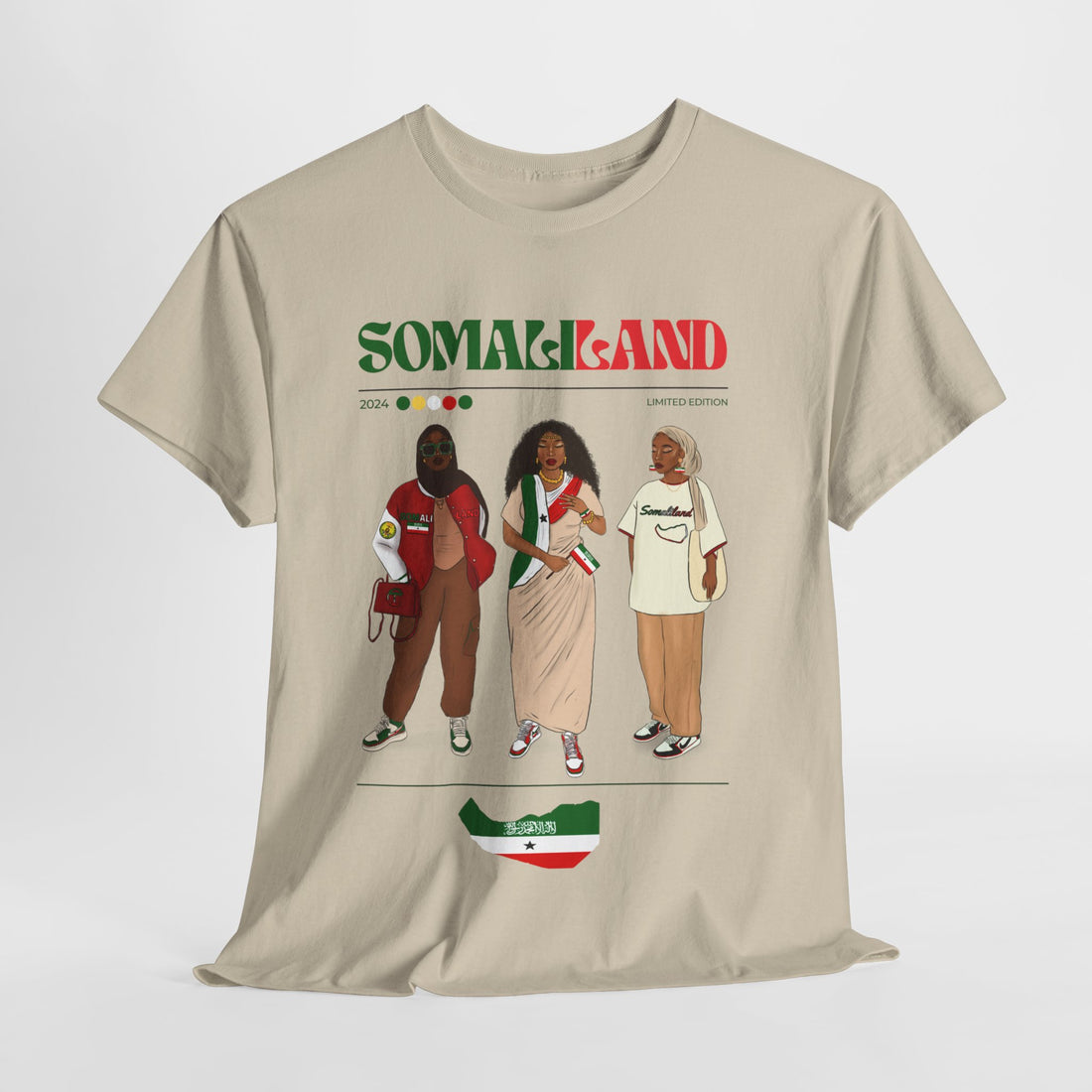 Somaliland x Streetwear Series - Unisex Heavy Cotton Tee