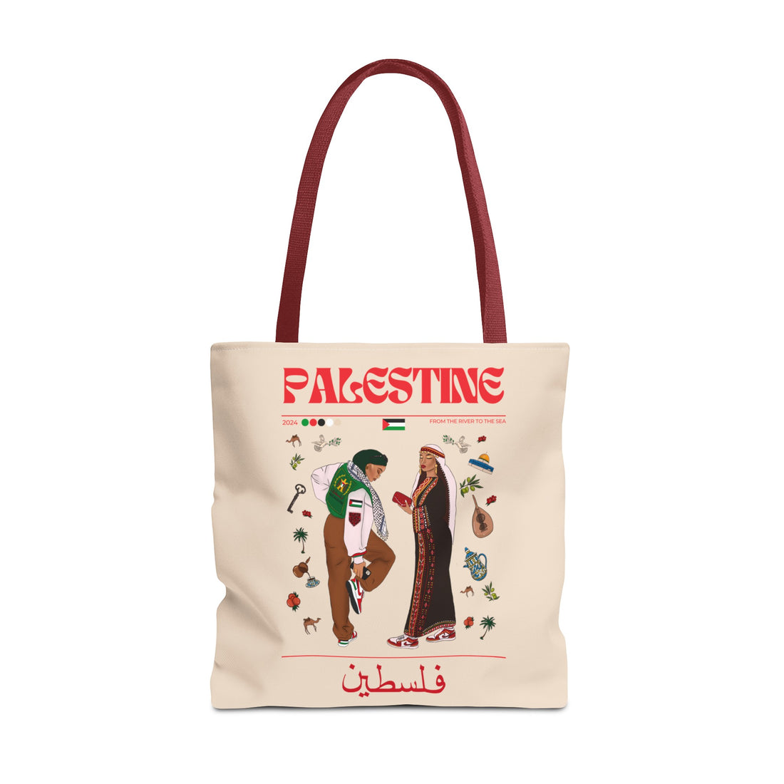 Palestine x Streetwear Tote Bag