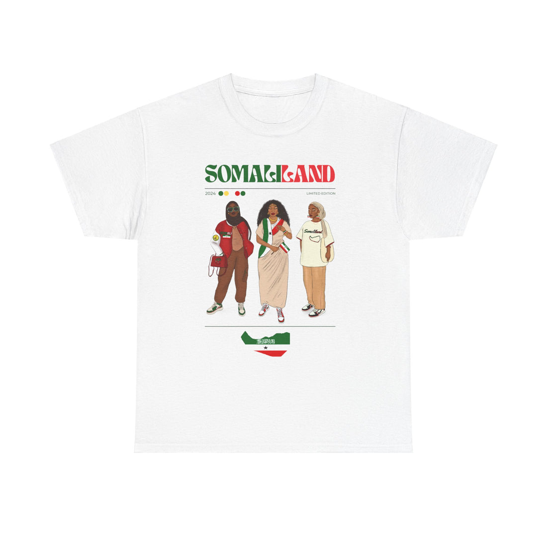 Somaliland x Streetwear Series - Unisex Heavy Cotton Tee