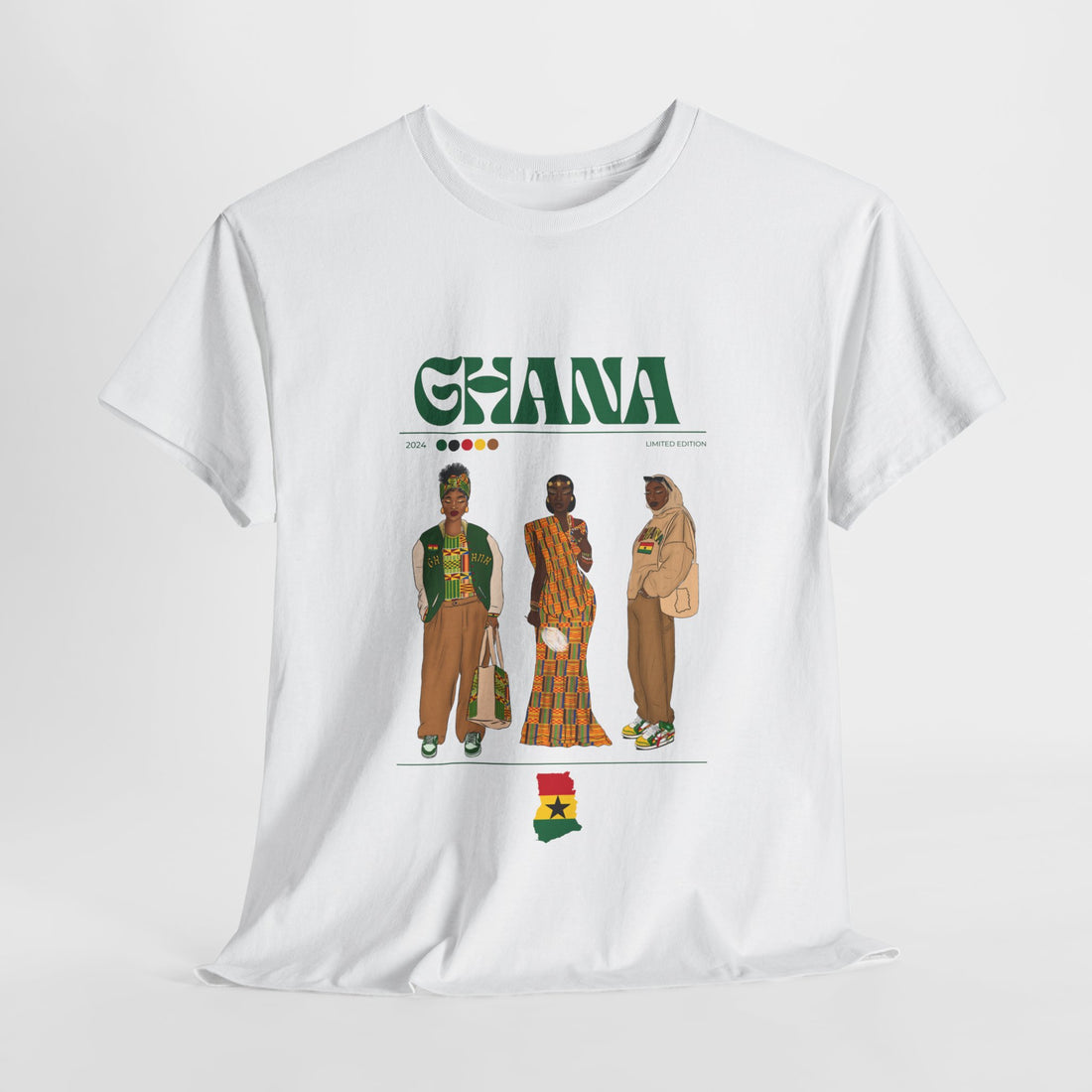 Ghana x Streetwear Series - Unisex Heavy Cotton Tee