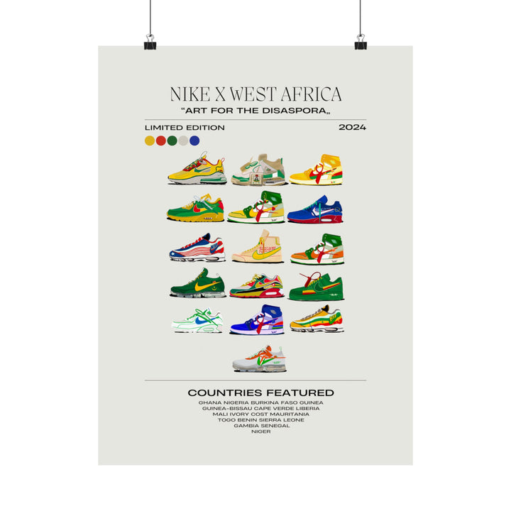 NIKE X West Africa - Matte Vertical Posters