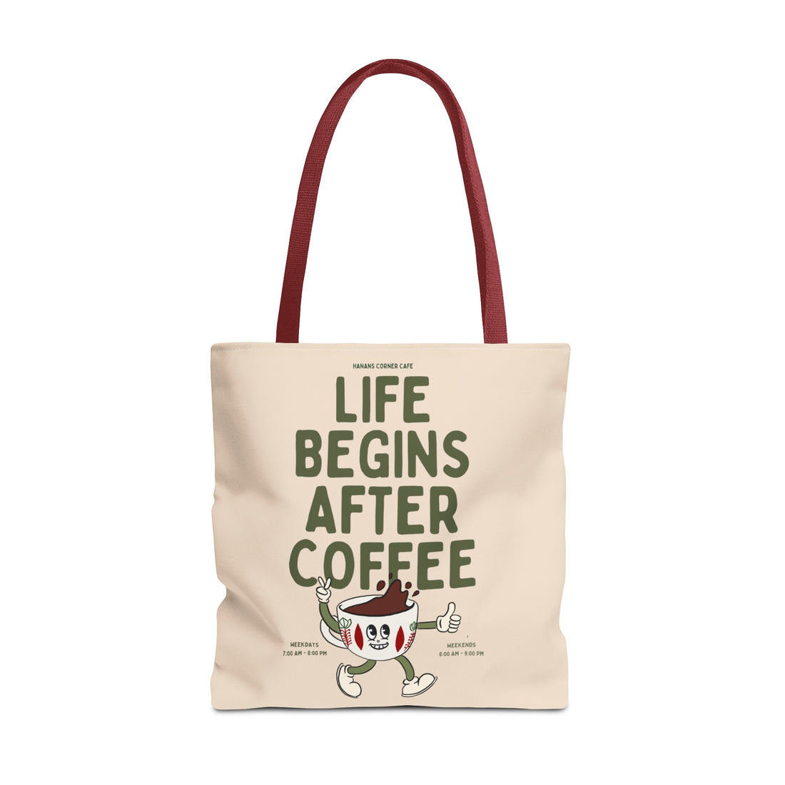 Life Begins After Coffee - Tote Bag
