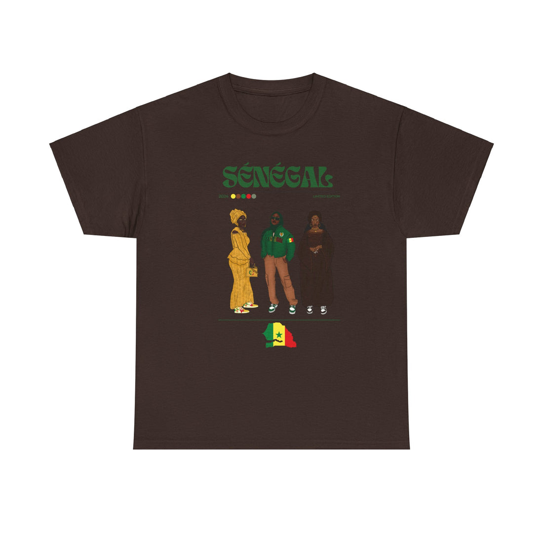 Senegal x Streetwear Series - Unisex Heavy Cotton Tee