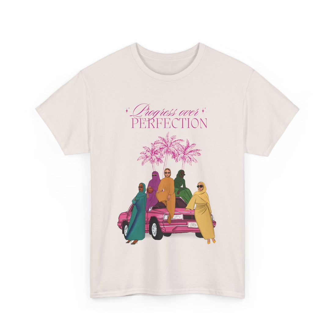 Progress Over Perfection - Unisex Heavy Cotton Tee